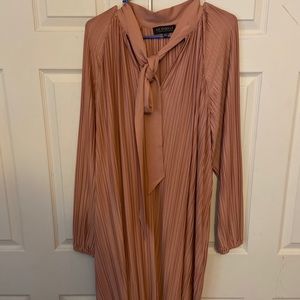 Eloquii Tie Neck Dress